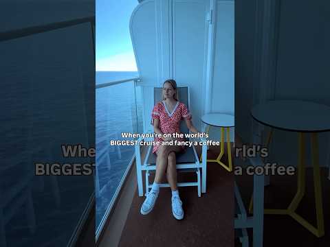 Short: Coffee run on the Worldโs Biggest cruise ship