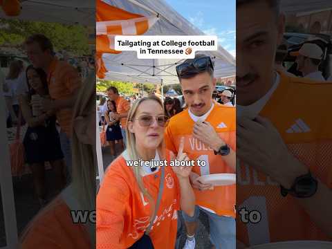Short: First time tailgating at college football ๐