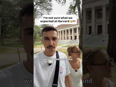 Short: We visited Harvard at the wrong time ๐